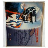 Terrell Davis Signed 1997 Leaf 8x10" Football Card Photo