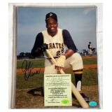 Al Oliver Signed 8x10" Baseball Photo with COA