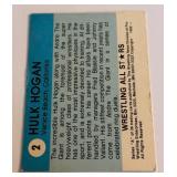 Hulk Hogan Wrestling Rookie Card 1982 Wrestling All-Stars #2