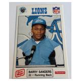 Barry Sanders RC 1989 Oscar Mayer Detroit Lions #11 Rookie Football Card