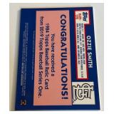 Ozzie Smith Game-Used Bat Relic 2019 Tioos 1984 #84R-OS Baseball Card