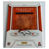 Demaryius Thomas Game-Used Relic /99 2016 national Treasures Century Materials #24 Numbered 18/99 Football Card