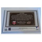 Paul Molitor /50 Game-Used Relic 2009 SP Legendary Cuts #LM-PM2 Numbered 23/50 Minnesota Twins Baseball Card
