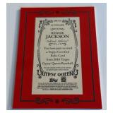 Reggie Jackson Game-Used Relic /50 2016 Topps Gypsy Queen Numbered 50/50 #GMR-RJA Baseball Card