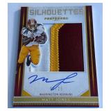 Matt Jones Auto Tri-Colored Jumbo Relic /25 2016 Preferred Silhouettes Numbered 04/25 #34 Rookie Football Card