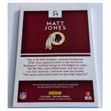 Matt Jones Auto Tri-Colored Jumbo Relic /25 2016 Preferred Silhouettes Numbered 04/25 #34 Rookie Football Card