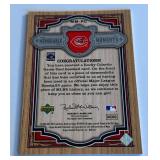 Rocky Colavito Game-Used Bat Relic /99 2006 SP Legendary Cuts Memorable Moments #MM-RC Numbered 036/225 Baseball Card