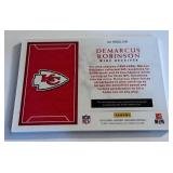 Demarcus Robinson /25 Auto Tr-Colored Jumbo Patch 2016 National Treasures #RMS-DR Numbered 07/25 Football Card
