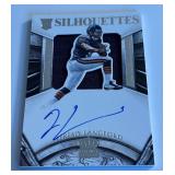 Jeremy Langford Auto Jumbo Patch RC /299 2015 Crown Royale #220 Numbered 200/299 Rookie Football Card