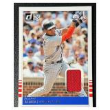 Albert Pujols Relic 2025 Donruss #MAT-AP Baseball Card
