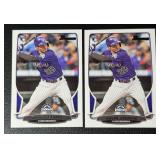 Nolan Arenado 2 RC Lot 2013 Bowman #41 Rookie Baseball Card