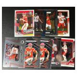 9 Card Patick Mahomes Football Lot