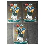 Zach Ertz 3 RC Football Rookie Card Lot
