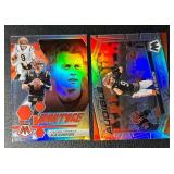 Joe Burrow 2 Card Football Lot