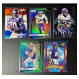 5 Card Minnesota Vikings Football  Lot