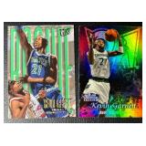 Kevin Garnett 2 RC Basketball Card Lot
