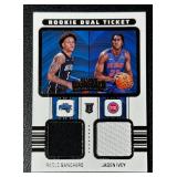 Paolo Banchero / Jaden Ivey Rookie Dual Ticket Relic 2022-23 Contenders #RT2-PJI Basketball Card