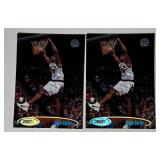 Vince Carter 2 RC Basketball Card Lot