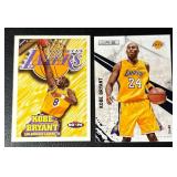 Kobe Bryant 2 Card Basketball Lot