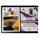 Kobe Bryant 2 Card Basketball Lot