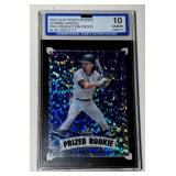 Corbin Carroll 1 of 1 Graded 10 Gem Mint 2023 Leaf Prized Rookie Pre-Production Proof Blue Disco 1/1 Baseball Card