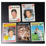 Brooks Robinson 5 Card Vintage Baseball Lot