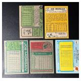 Joe Morgan 5 Card Vintage Baseball Lot