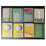 Carl Yastrzenski 8 Card Vintage Baseball Lot