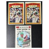 Reggie Jackson 3 Card Vintage Baseball Lot