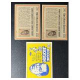Reggie Jackson 3 Card Vintage Baseball Lot