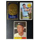 Al Kaline 3 Card Vintage Baseball Lot