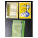 Rod Carew 3 Card Vintage Baseball Lot