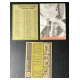 Bob Gibson 3 Card Vintage Baseball Lot