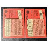 2 Jerry Rice 2nd Year Football Cards 1987 Topps #115