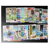 19 Card Vintage Basebal Star Lot 1967-1982 - Niekrom Ryan, Seaver, Carlton, Garvey, Carter, Dawson