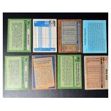 Pete Rose 8 Card Vintage Baseball Lot