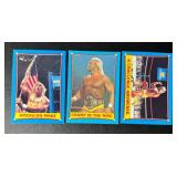 Hulk Hogan 3 Card Wrestling Lot 1987 Titan Sports