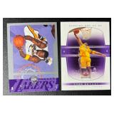 Kobe Bryant 2 Card Basketball Lot