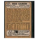 Rod Carew 2nd Year Rookie Cup   1968 Topps #80 Minnesota Twins Baseball Card