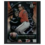 Gunnar Henderson RC  2023 Bowman Platinum #79 Baltimore Orioles Baseball Card