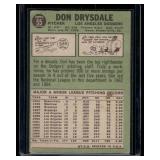 Don Drysdale   1967 Topps #55 Los Angeles Dodgers Baseball Card
