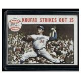 Sandy Koufax World Series Game 1   1964 Topps #136 Los Angeles Dodgers/New York Yankees Baseball Card