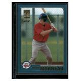Justin Morneau RC  2001 Topps Traded & Rookies #T235 Minnesota Twins Baseball Card