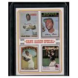 Hank Aaron Special   1974 Topps #6 Atlanta Braves Baseball Card