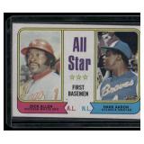 Hank Aaron / Richie Allen All-Star 1st Basemen   1974 Topps #332  Baseball Card