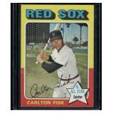 Carlton Fisk   1975 Topps #80 Boston Red Sox Baseball Card