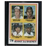 Lou Whitaker Rookie 2nd Basemen RC  1978 Topps #704  Baseball Card