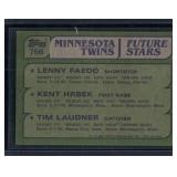 Kent Hrbek RC RC  1982 Topps #766 Minnesota Twins Baseball Card