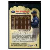 Ken Griffey Jr. Die Cut   2000 Topps Hands of Gold #HG3 Seattle Mariners Baseball Card