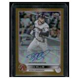 Drew Ellis Auto   2022 Topps Chrome Rookie Autographs #RA-DE Arizona Diamondbacks Baseball Card
